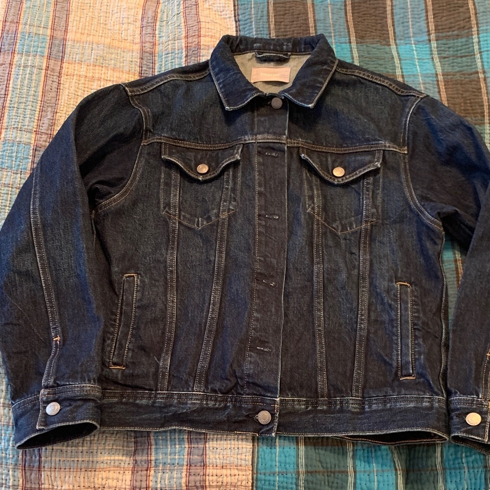 Everlane Dark Blue Denim Jacket